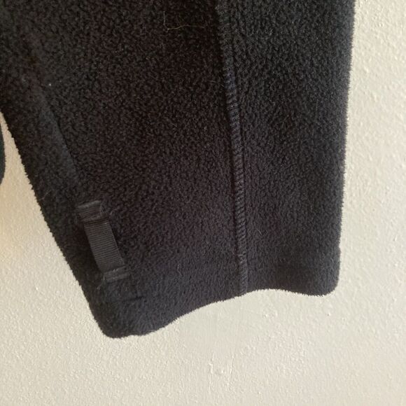 Eddie Bauer Sweater Mens Size TL Large Tall Black Half Zip Fleece Pocket Outdoor - Picture 6 of 12